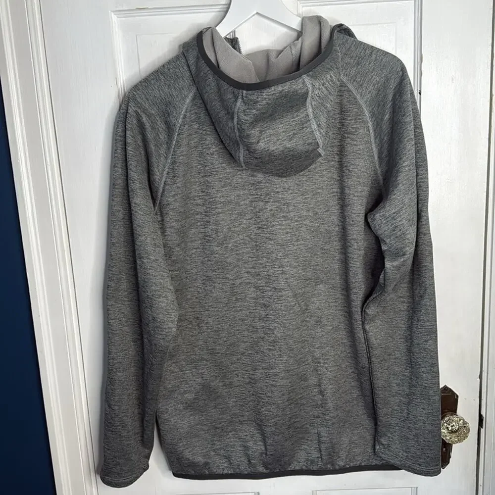 The North Face Men’s Canyonland Gray Hooded Full-zip Jacket Coat M-247 Sz L